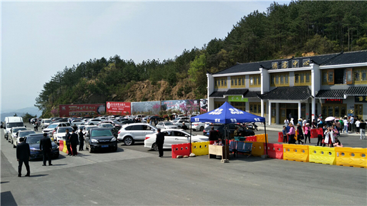 【湖北】【客戶稿件】清明節小長假湖北麻城龜峰山景區賞花遊異常火爆