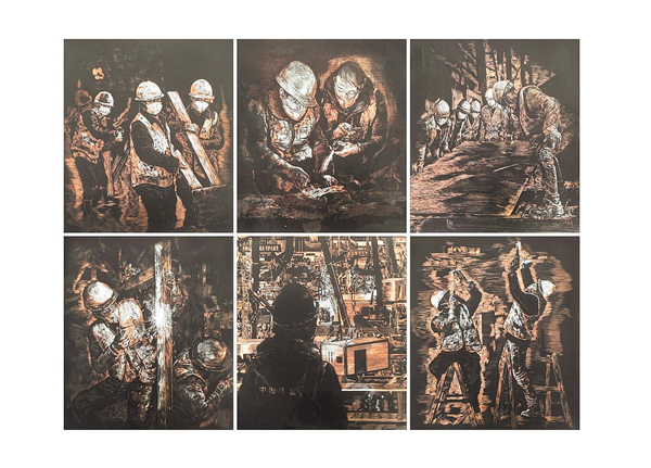 湖北美術館展出百人作品