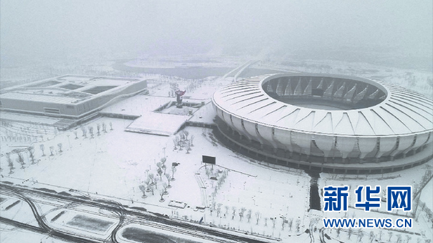 雪漫黃石 銀裝素裹