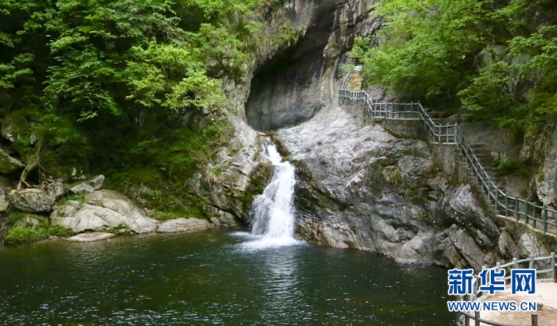 航拍龍潭河谷 幽深險秀 怪石嶙峋
