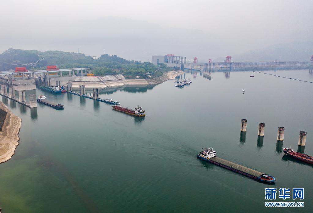 三峽北線船閘完成檢修恢復通航