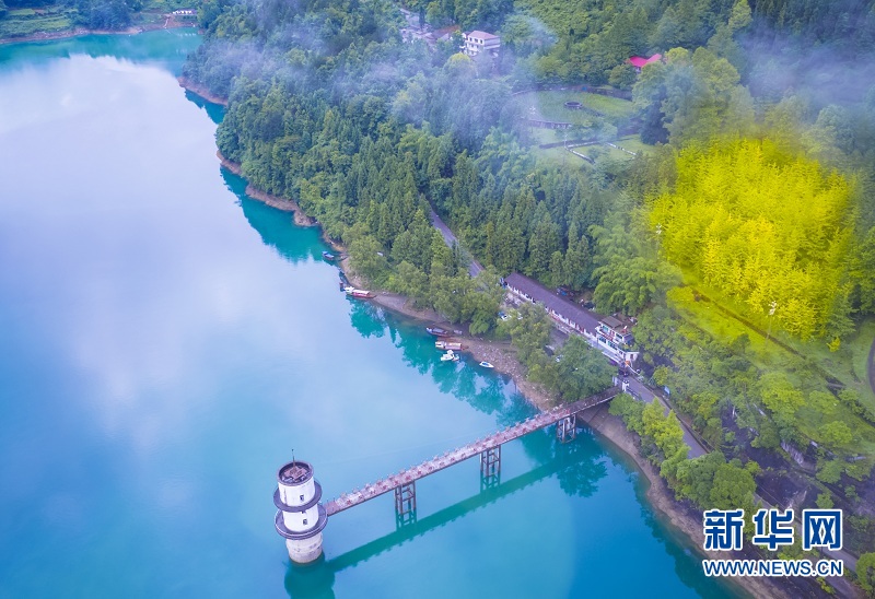 車壩河水庫 碧水微瀾 煙波浩渺