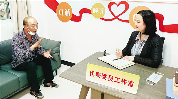 漢南“人大代表工作室”搬進小區服務驛站_fororder_01