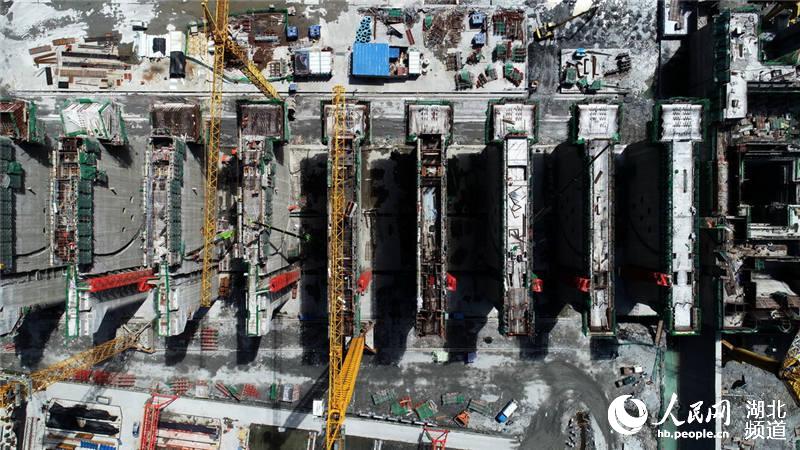 組圖：漢江孤山電站建設提速