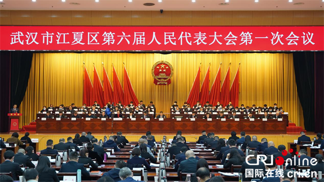 武漢江夏區第六屆人民代表大會第一次會議開幕_fororder_圖片1