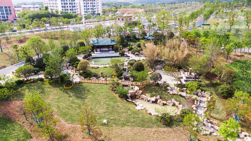 湖北荊門：生態修復造就園林盛景