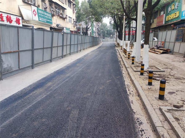 春節出行不受阻 武漢蔡甸區清水入江項目路面圍擋拆除_fororder_圖片12