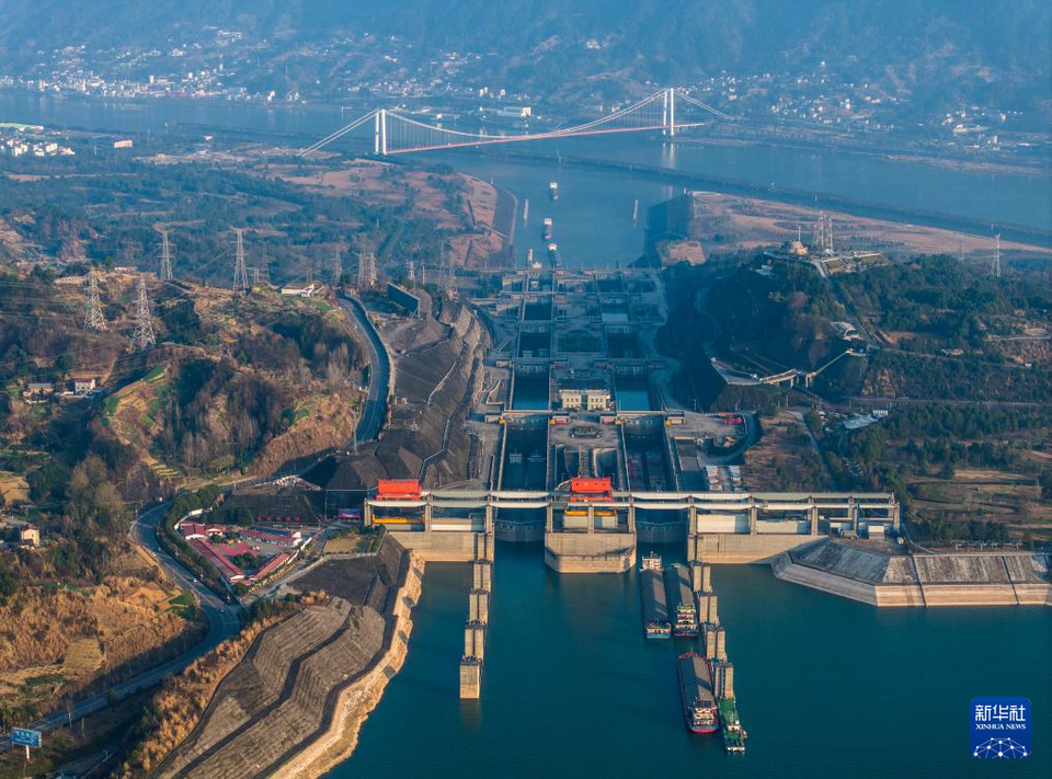 2023年三峽樞紐通過貨運量再創新高