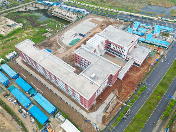武漢經開區川江池小學建設進入衝刺 預計9月開學_fororder_圖片2
