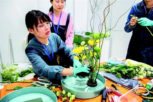 21所高校學生比拼觀賞園藝技能