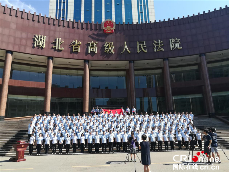 湖北省高級人民法院舉行憲法宣誓儀式