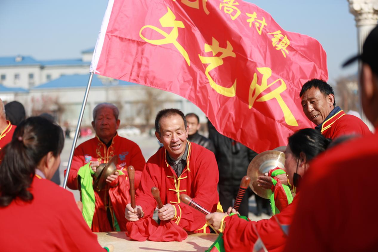 河北肅寧：花會進城迎元宵