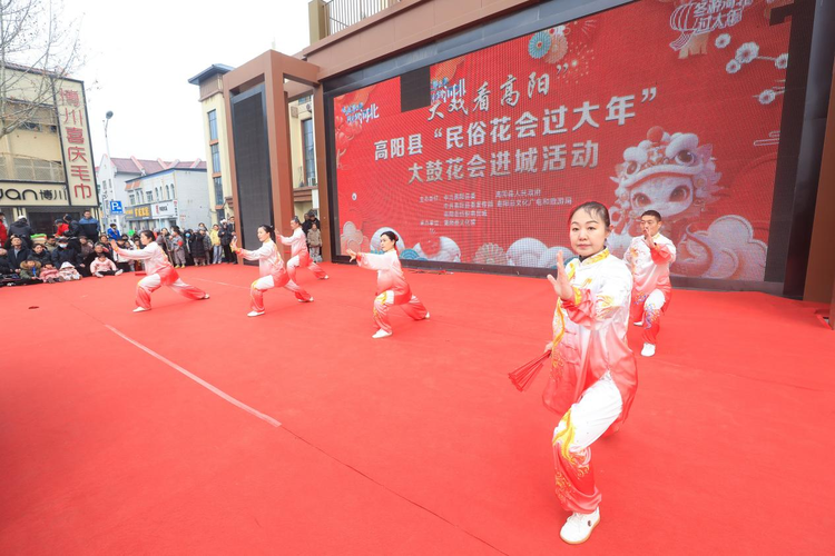 河北高陽：花會展演鬧新春