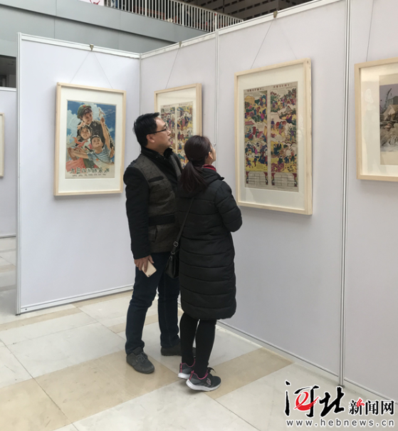 “我愛你 中國”迎新春年畫展在河北省圖書館開展