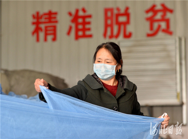 河北衡水：扶貧車間復工忙