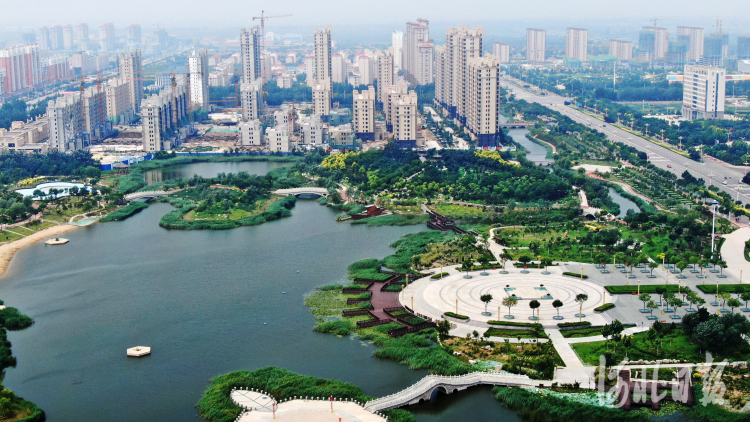 河北海興：廢棄坑塘變身生態公園