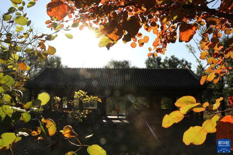 承德避暑山莊及周圍寺廟秋景如畫