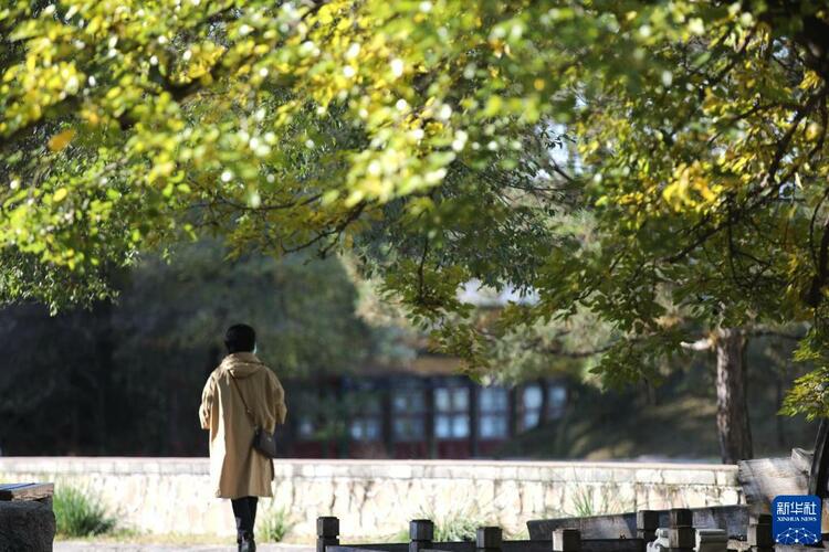 承德避暑山莊及周圍寺廟秋景如畫