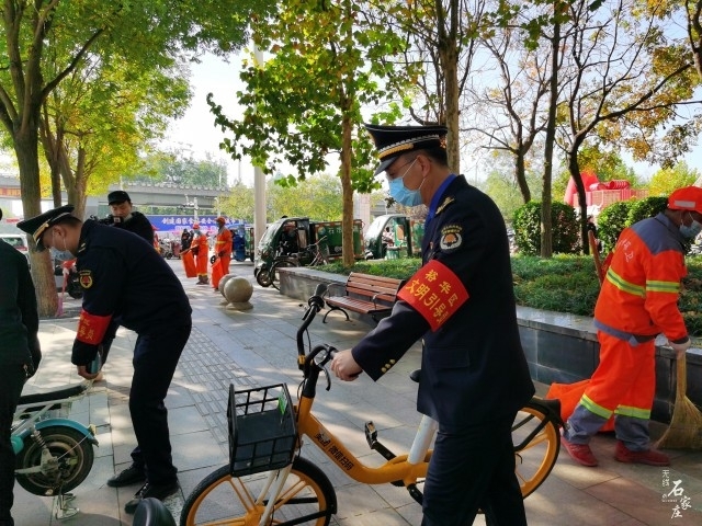 裕華區“美麗家園 從我做起”的城市管理志願活動啟動