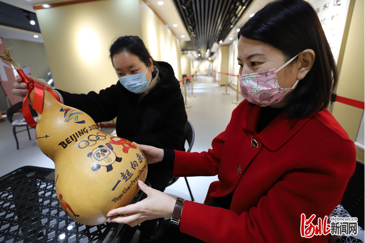 河北平鄉：藝術作品展 喜迎冬奧會