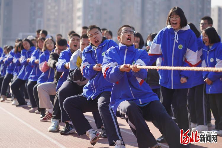 河北內丘：校園多彩運動迎新年