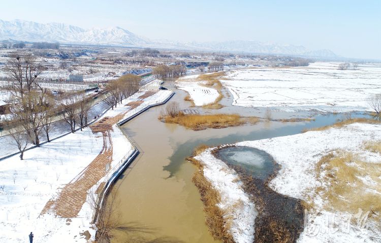 河北懷來：永定河開啟春季生態補水