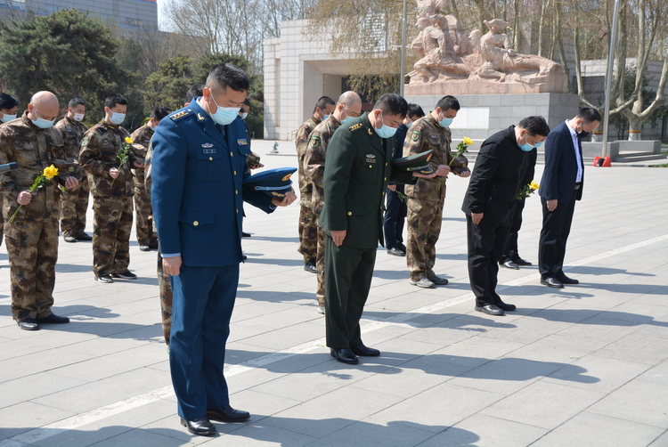 （原創）清明祭英烈 石家莊市新華區人武部舉行清明祭奠英烈儀式_fororder_4