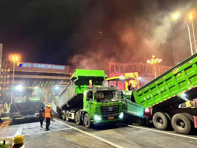 石家莊市站前街（裕華路—中山路）道路提升改造工程主路已通車