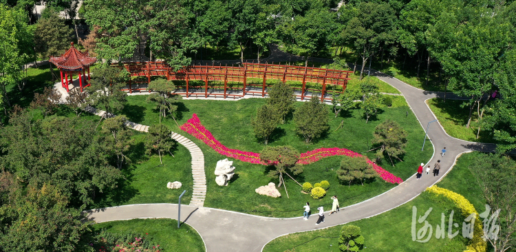 河北石家莊欒城區：“口袋公園”樂享家門口的風景