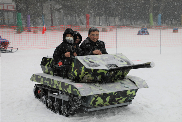 石家莊市植物園第二屆“林海雪園”冰雪節開幕