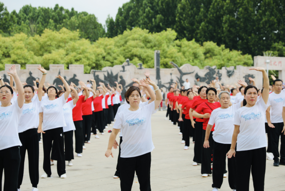 河北肅寧：千人展演八段錦 傳統健身賦能全民健身_fororder_河北肅寧：千人展演八段錦 傳統健身賦能全民健身634