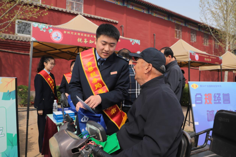 河北青縣：志願大集“開市” 文明實踐“升溫_fororder_圖片3