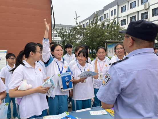 河北高陽：青春無毒 守護成長_fororder_河北高陽禁毒進校園264
