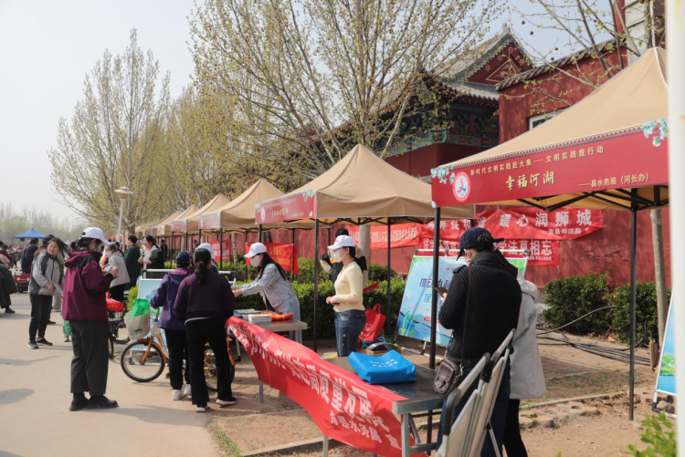 河北青縣：志願大集“開市” 文明實踐“升溫_fororder_圖片2