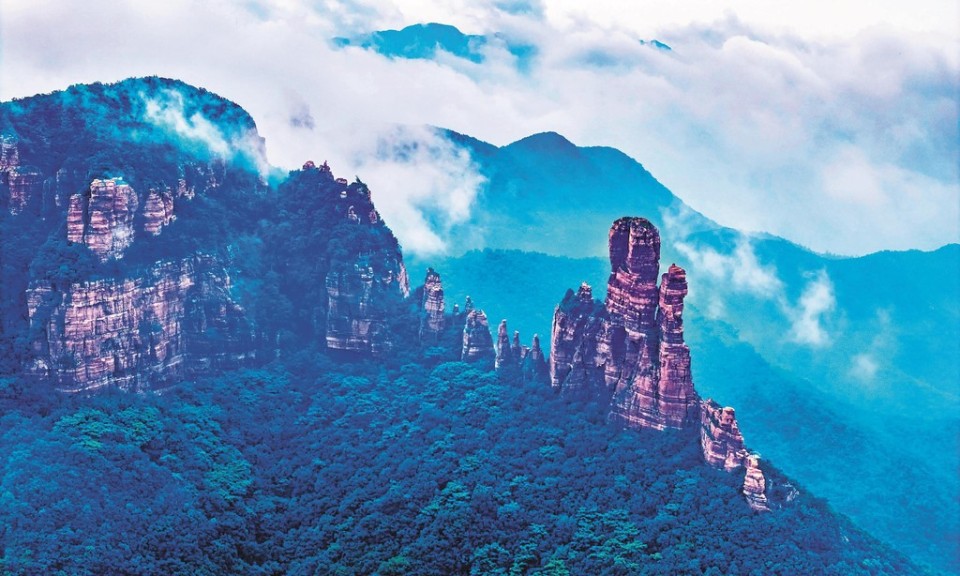 太行山把最濃烈的秋色留給了河北