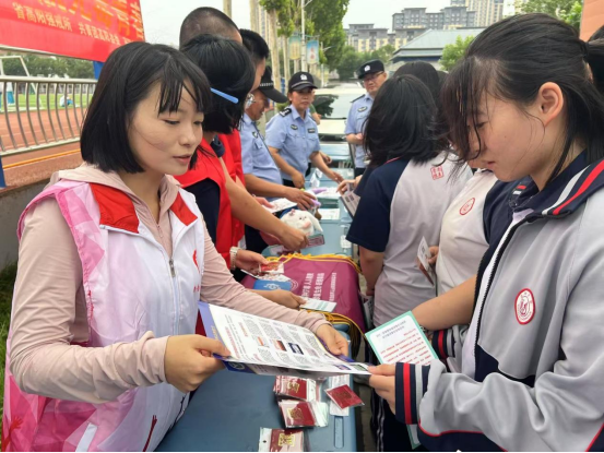 河北高陽：青春無毒 守護成長_fororder_河北高陽禁毒進校園399