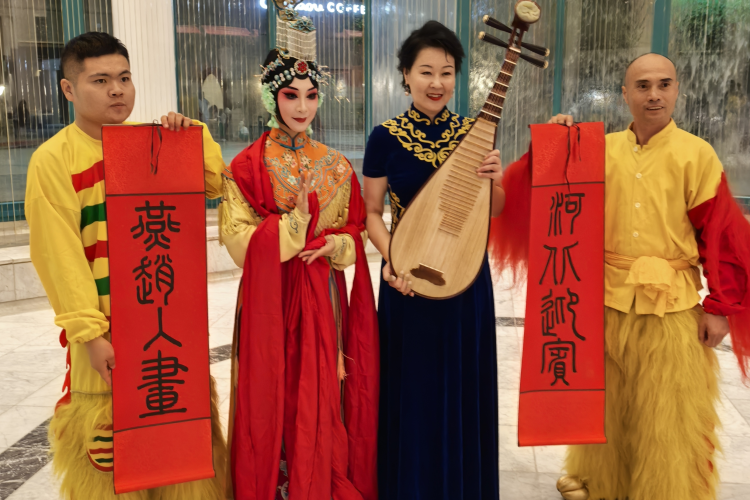 保定徐水:國家級非遺徐水舞獅亮相沙特文旅交流活動_fororder_圖片3