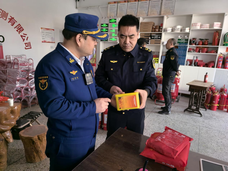 河北青縣：消防消防産品專項檢查 築牢消防安全防線_fororder_圖片1