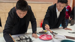 保定徐水：丹青繪同心 兩岸一家親書畫聯展開幕