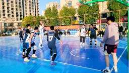 河北泊頭：新球場投用+賽事開賽 活力瞬間精彩“籃”不住