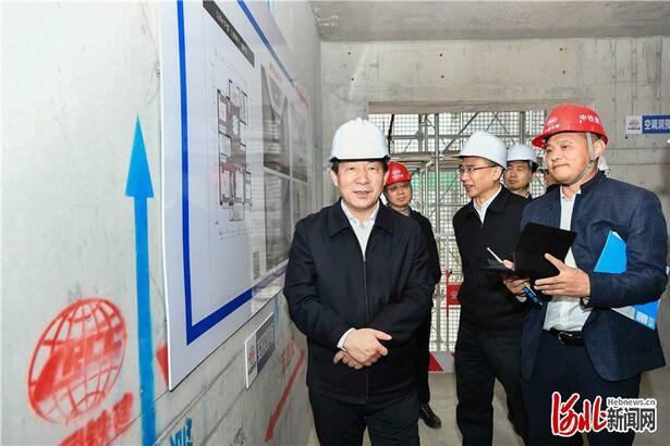 王東峰在雄安新區檢查項目建設並出席座談會