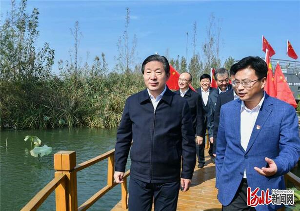王東峰在白洋淀生態環境治理保護現場會上強調：深入貫徹習近平總書記重要指示精神和黨中央決策部署 全力做好雄安新區防洪排澇和白洋淀生態環境治理工作