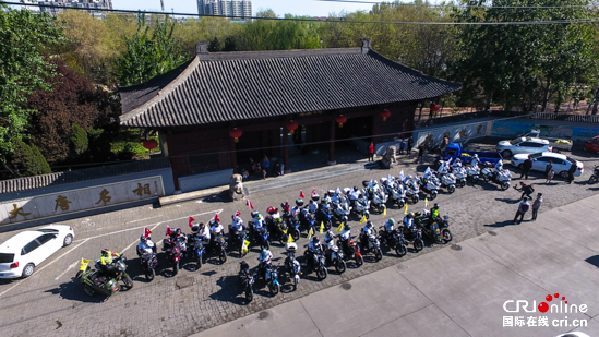河北晉州：摩托騎行樂享春日
