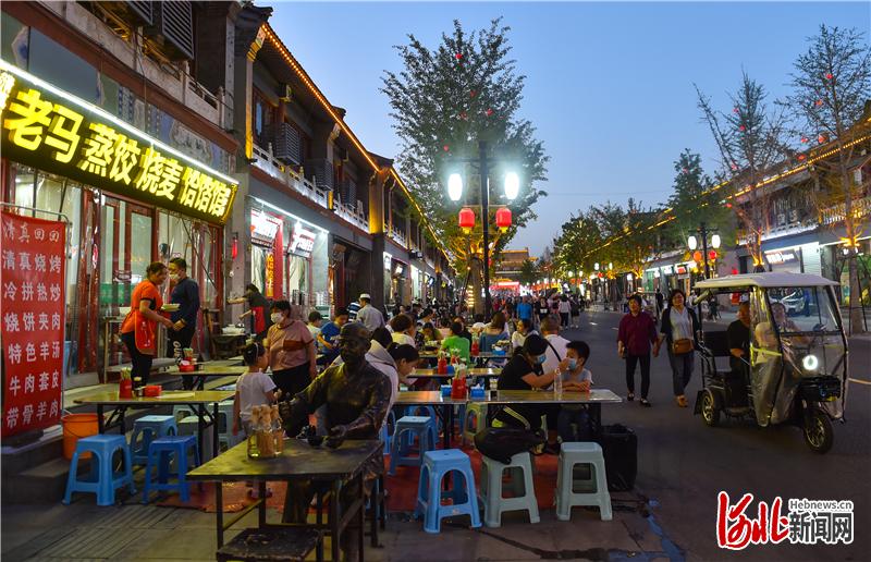 河北正定：夜經濟熱起來