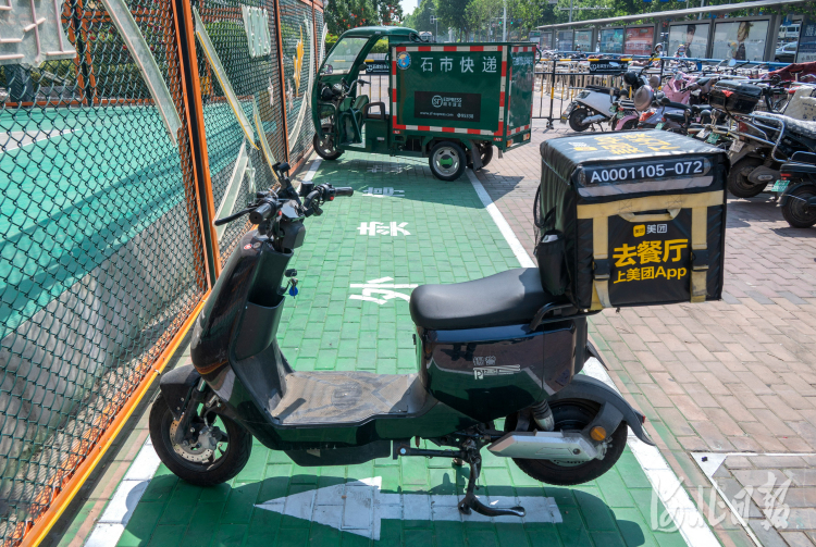河北石家莊首個！快遞外賣停放區來了