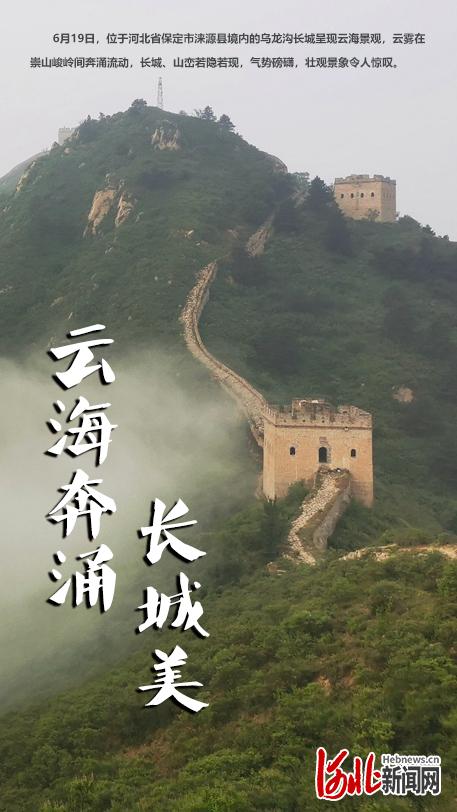 按圖索冀｜雲海奔涌長城美