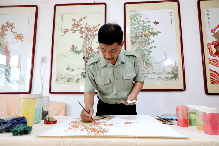 石家莊市橋西區：石頭研磨可作畫 歷久彌新永傳承_fororder_圖片4