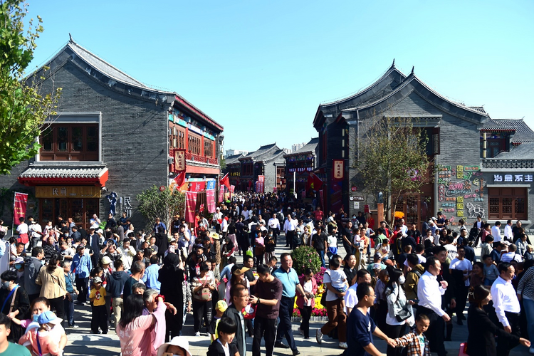 河北滄州：運河“南川老街”受京津遊客熱捧_fororder_1