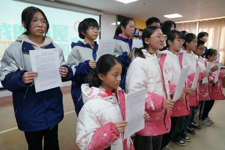 河北清苑：閱讀實踐活動陪伴少年兒童快樂成長_fororder_學生優秀徵文作品展示。攝影 王磊