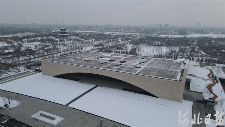 組圖丨雪後雄安分外妖嬈